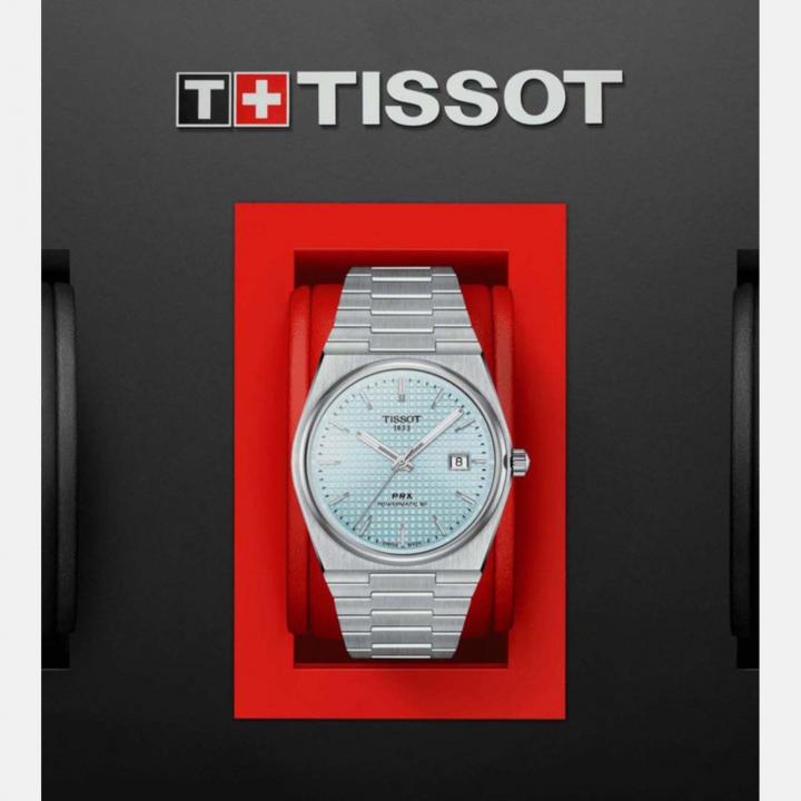 Tissort Prx 1853 Silver Tiffany Cheks Dial