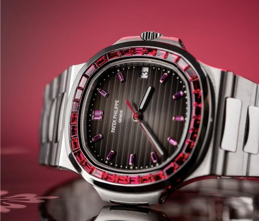 Patek Phillippe Nautilus Platinum Hardik Pandya Adition Silver Black