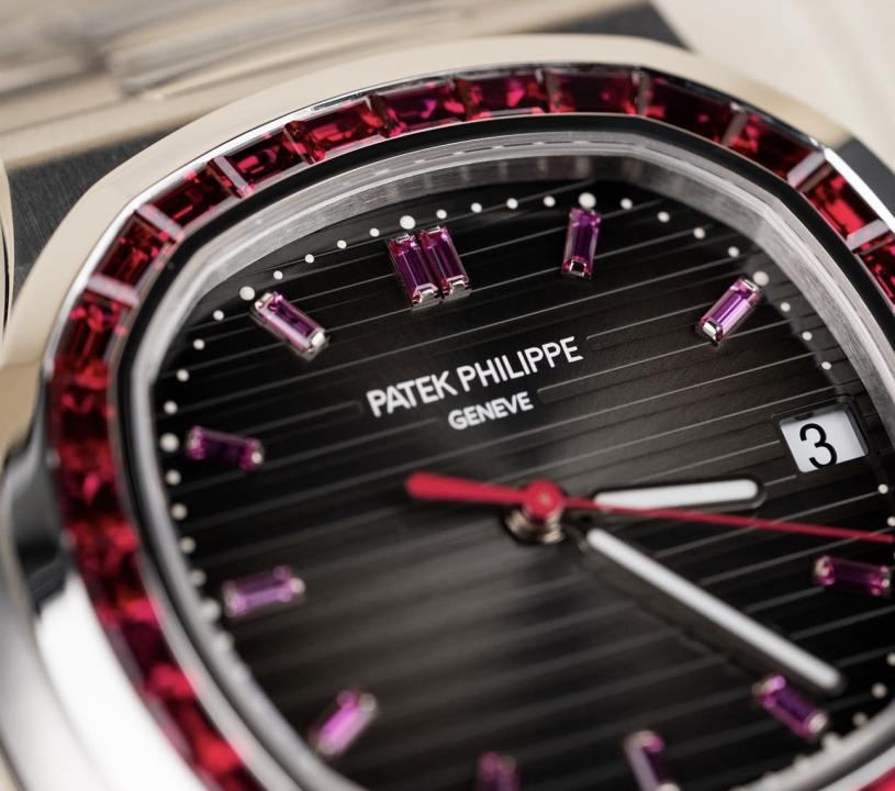 Patek Phillippe Nautilus Platinum Hardik Pandya Adition Silver Black