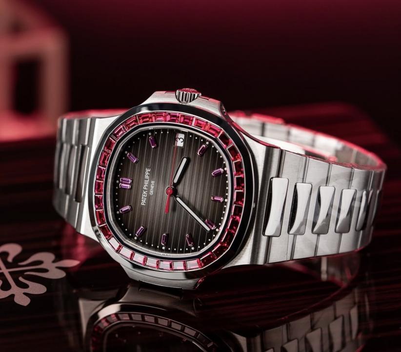 Patek Phillippe Nautilus Platinum Hardik Pandya Adition Silver Black