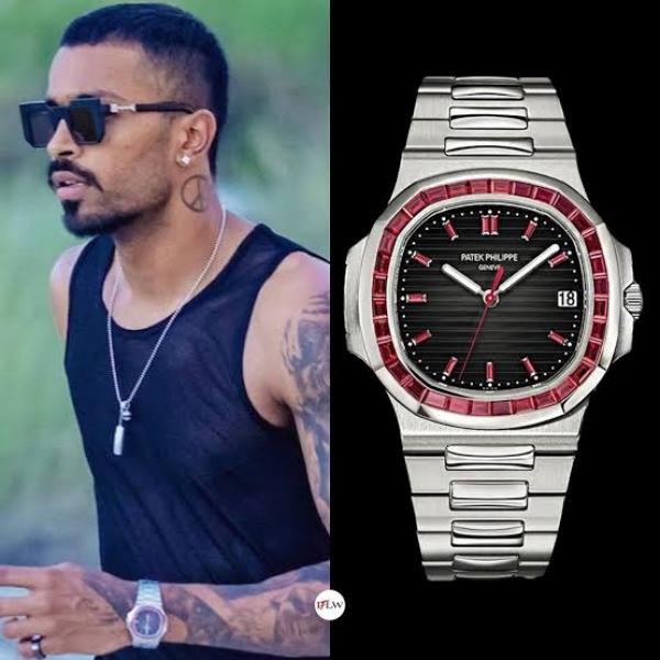Patek Phillippe Nautilus Platinum Hardik Pandya Adition Silver Black