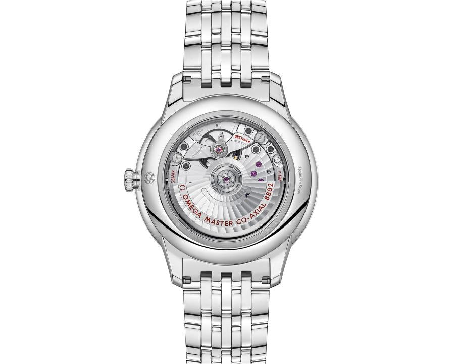Omegga De Ville Prestige Co-Axial Chronometer Silver Blue Dial