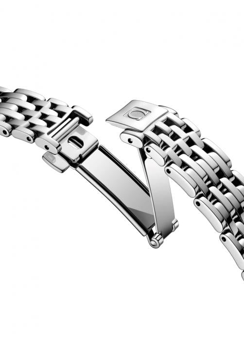 Omegga De Ville Prestige Co-Axial Chronometer Silver Blue Dial