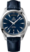 Omegga Seamaster Japan Blue Leather Strap