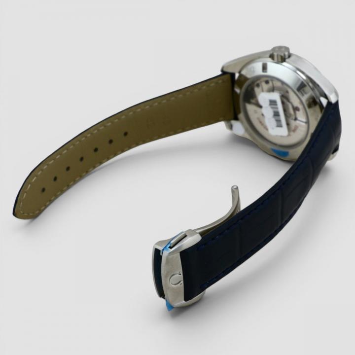 Omegga Seamaster Japan Blue Leather Strap