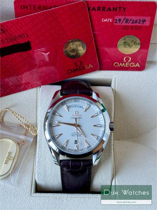 Omegga Seamaster Japan Black Leather Strap
