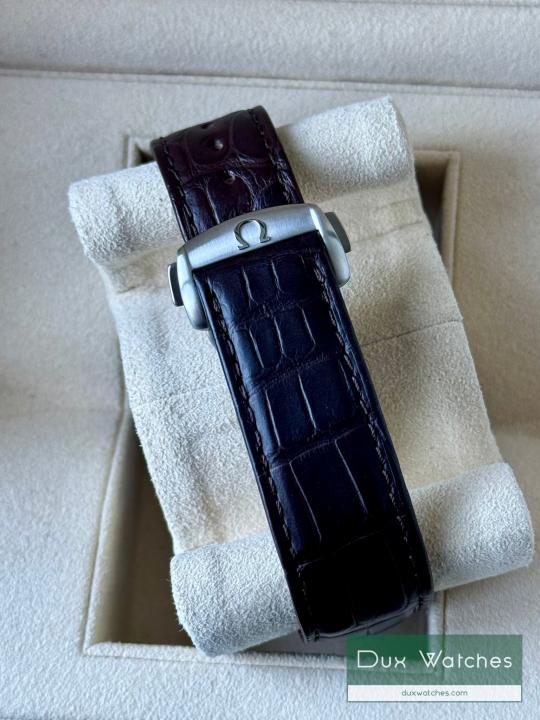 Omegga Seamaster Japan Black Leather Strap