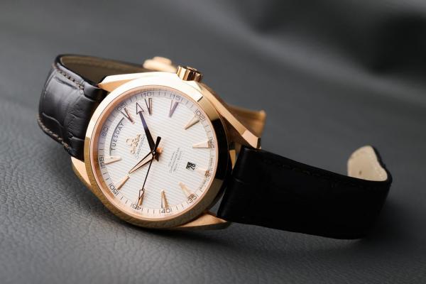 Omegga Seamaster Japan Black Leather Strap