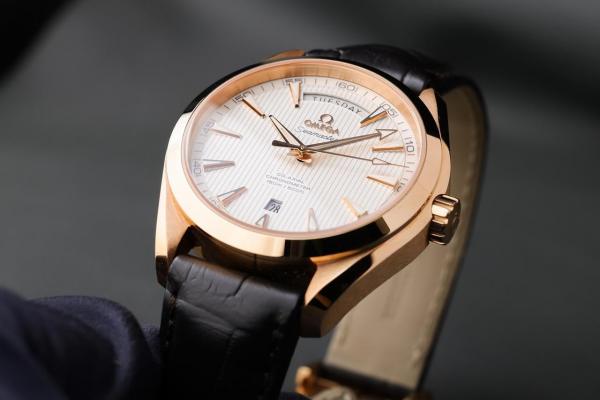 Omegga Seamaster Japan Black Leather Strap