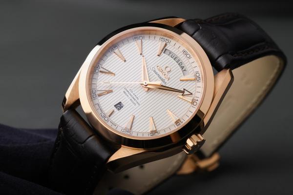 Omegga Seamaster Japan Black Leather Strap
