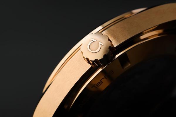 Omegga Seamaster Japan Black Leather Strap