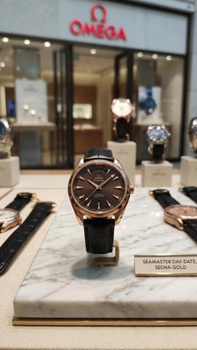 Omegga Seamaster Japan Black Leather Strap Full Copper