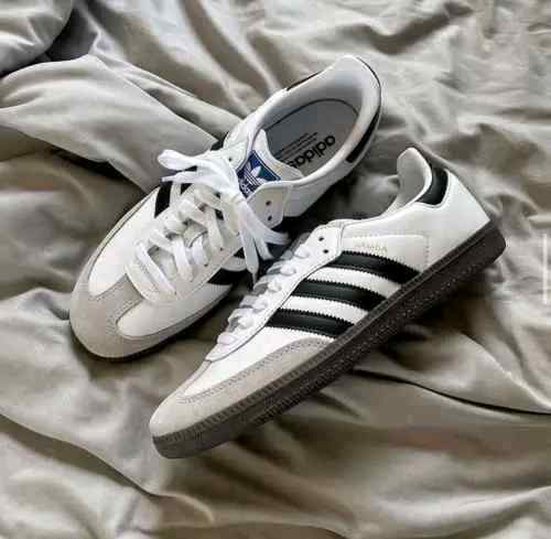 adidaass samba white black fix
