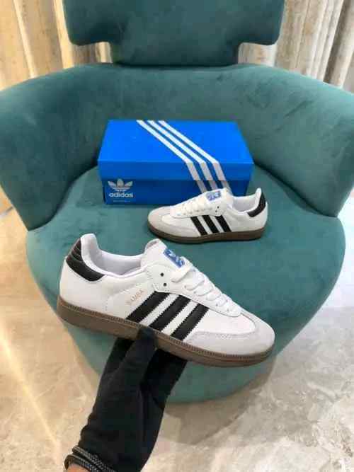 adidaass samba white black for her fix
