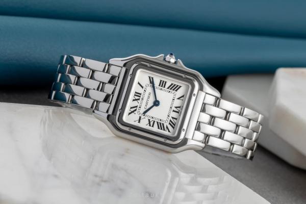 cartie er santos ladie 36 mm silver white 641