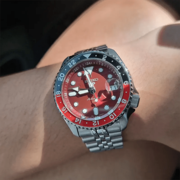 Seiko 5 Sports GMT Thong Sia Red Limited Edition Men  SSK031K1