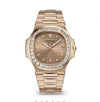 Patek Philippe Nautilus Rose Gold Diamond Bezel