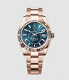 Rolex Sky Dweller Rose Gold Sea Blue