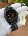 FOSSIIL MACHINE CHRONO BLACK BROWN HQ AT239