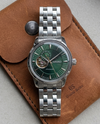 Seiko Presage Cocktail Time Open Heart Automatic silver green