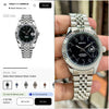 SEIK O MOD DATE JUST BLACK ARABIC DIAL 674