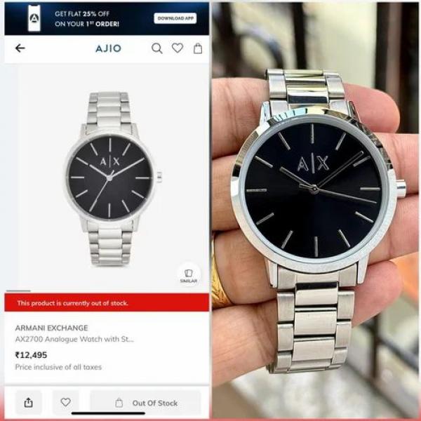 Armaan_i Exchange Classic Silver-Black