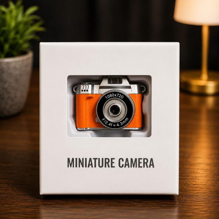 MINATURE CAMERA ORANGE NO RETURN
