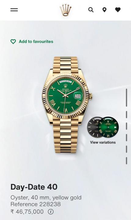 Rolee_x Oyster Perpetual Day Date 40 Battery Gold-Green