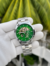 Roleex Automatic Silver Green Dial AT415