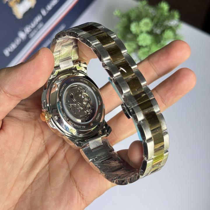 Fossiil Grant Automatic (Back open) AAA Stainless Steel