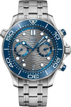 Omegg_a Seamaster Diver 300M Co-Axial Master Chronometer Chronograph