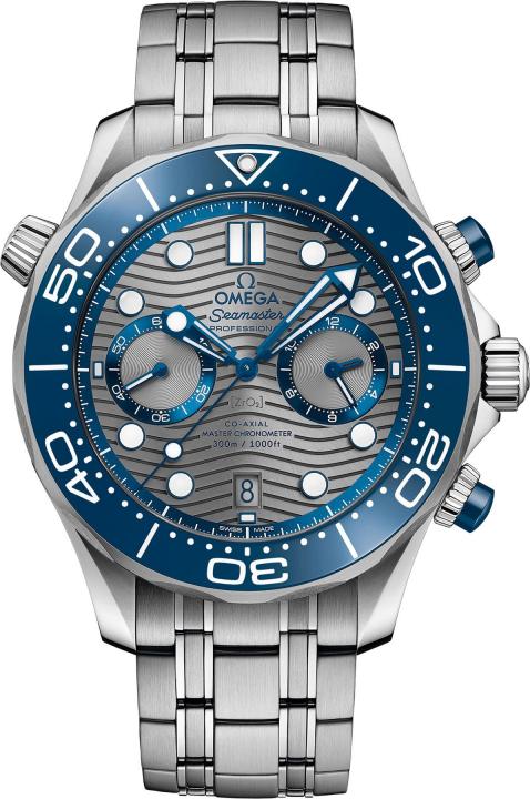 Omegg_a Seamaster Diver 300M Co-Axial Master Chronometer Chronograph
