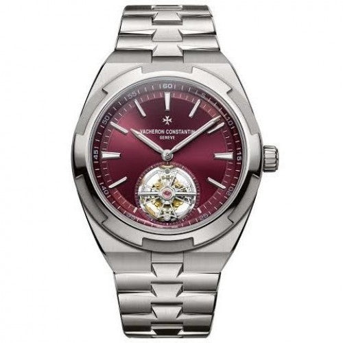 Vacheron Constantin Overseas Tourbillion Sunburst Red Dial Semi ETA