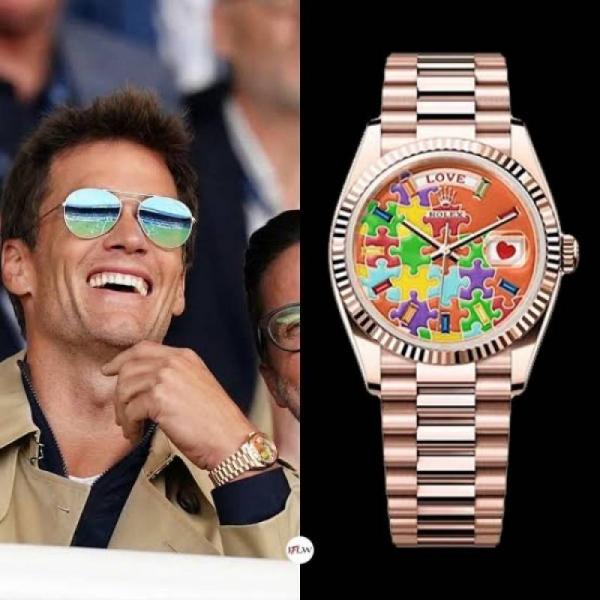 Role Jigshow Puzzle Daydate Automatic Rose Gold