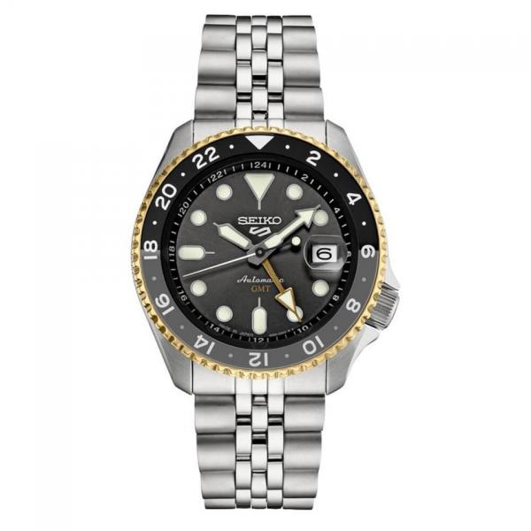 Seiko Sports GMT Pack Yellow Grey AT436