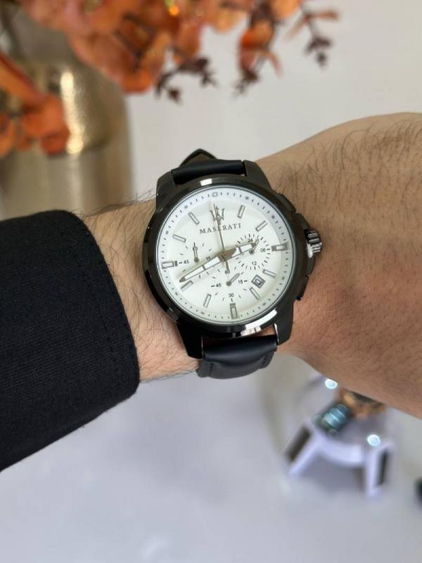 Maserati Chronograph 1st Quality AAA Black White