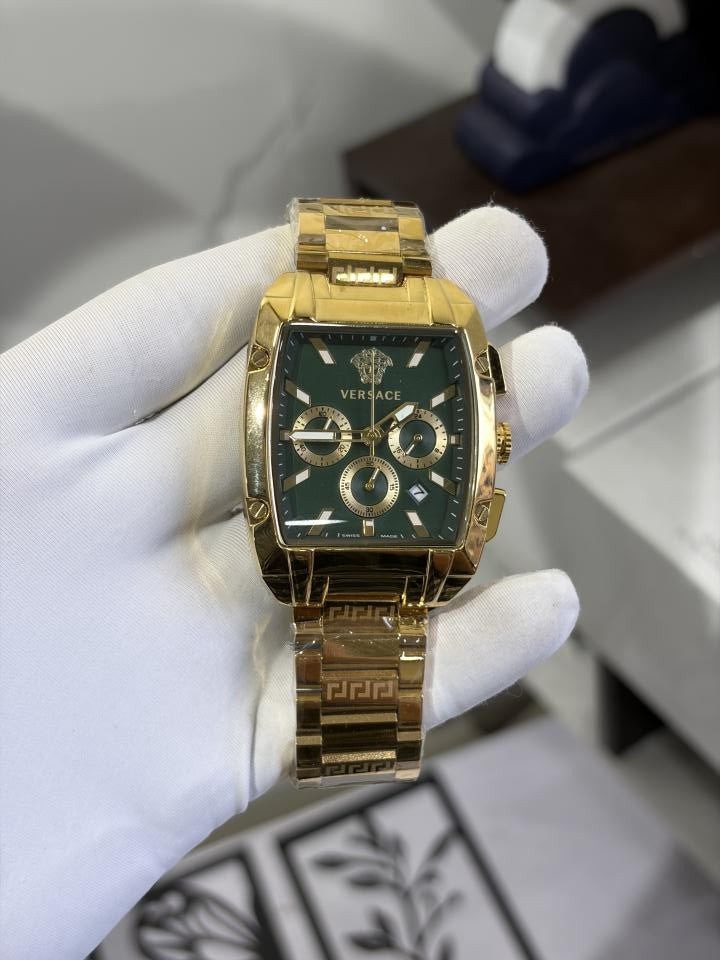 VERSAC CE DOMINUS SQUARE CHRONOGRAPH WORKING 962