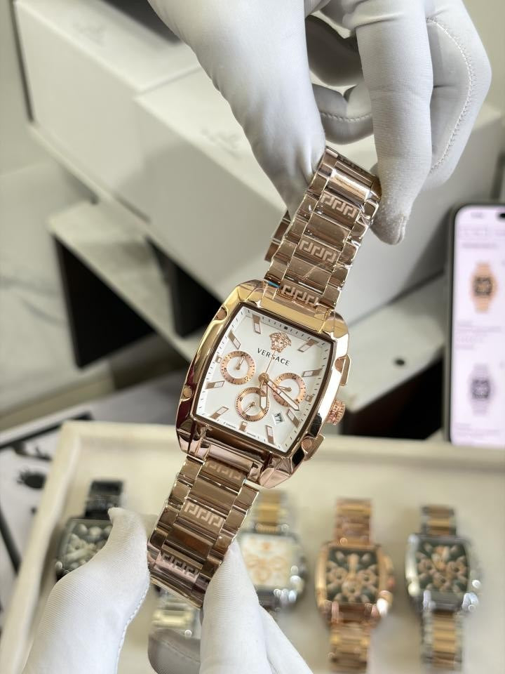 VERSAC CE DOMINUS SQUARE CHRONOGRAPH WORKING 964