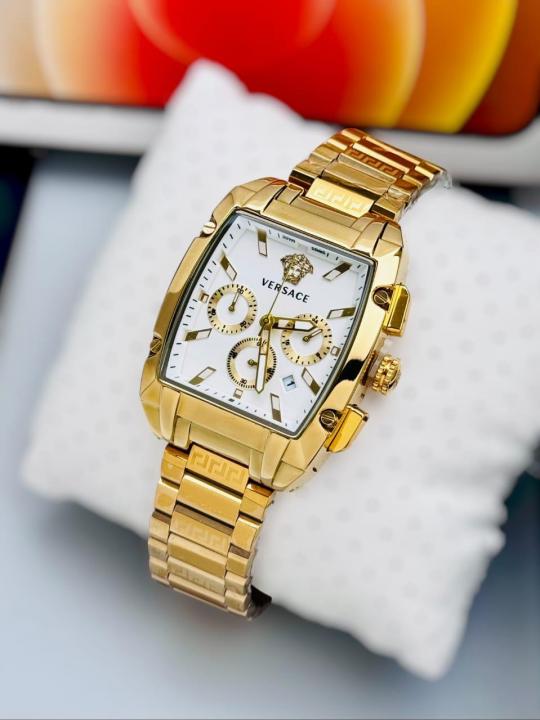 VERSAC CE DOMINUS SQUARE CHRONOGRAPH WORKING 966