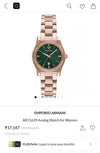 Emporio Armaani AR11639 women watch ( Steel Quality Japan Body )