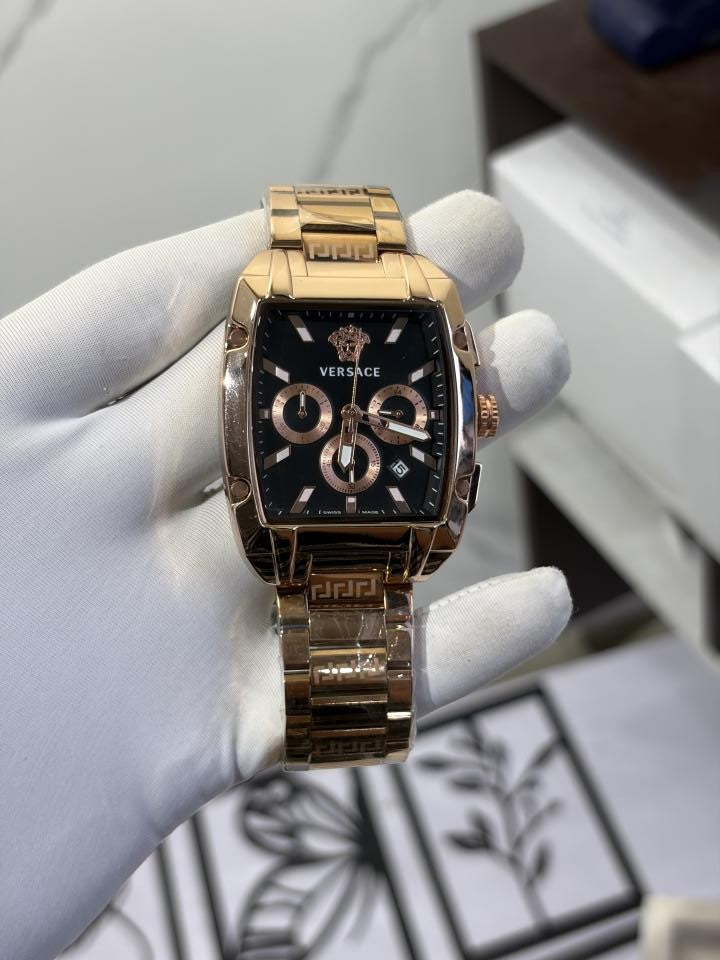 VERSAC CE DOMINUS SQUARE CHRONOGRAPH WORKING 967