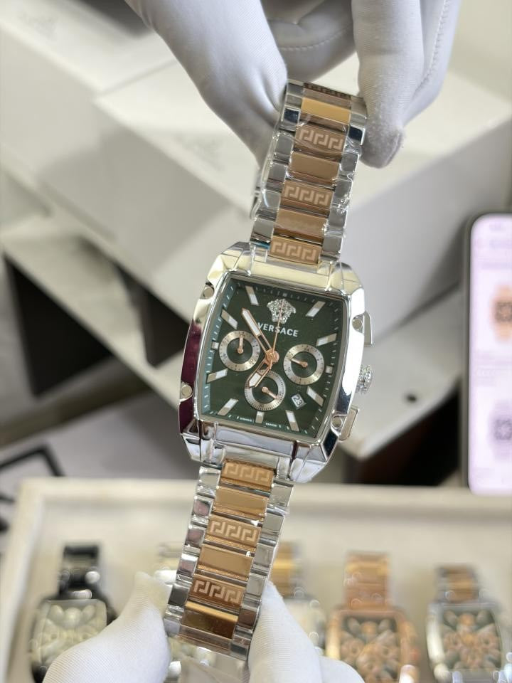 VERSAC CE DOMINUS SQUARE CHRONOGRAPH WORKING 971