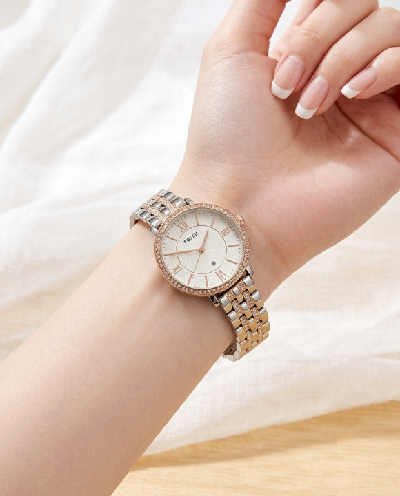 Fossii_l Jacqueline 2Ton Rose Gold White