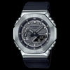 Casio g shock gm2100 black silver Black