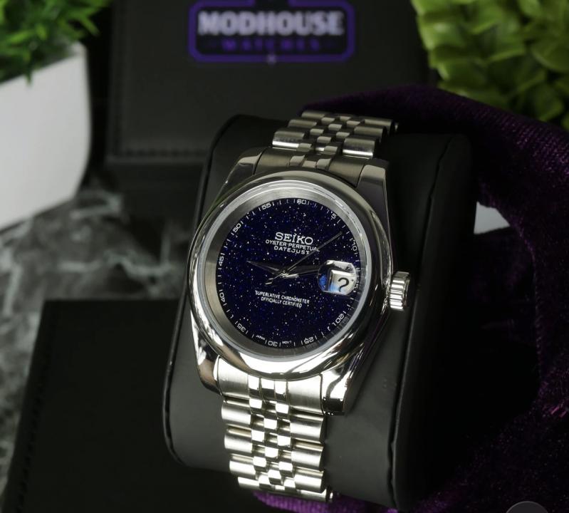 Seik O Galaxy blue