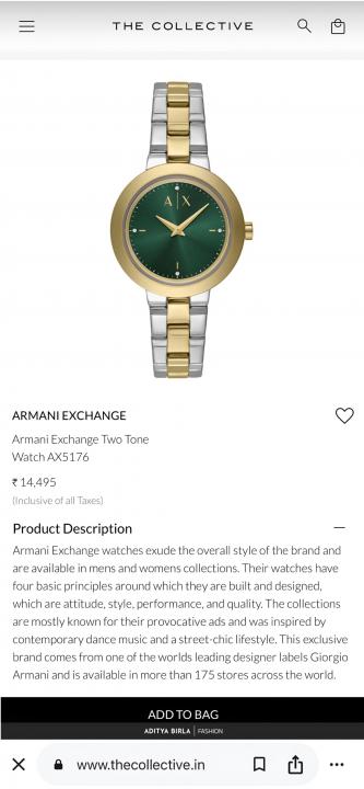 Armaan_i Exchange AX5173