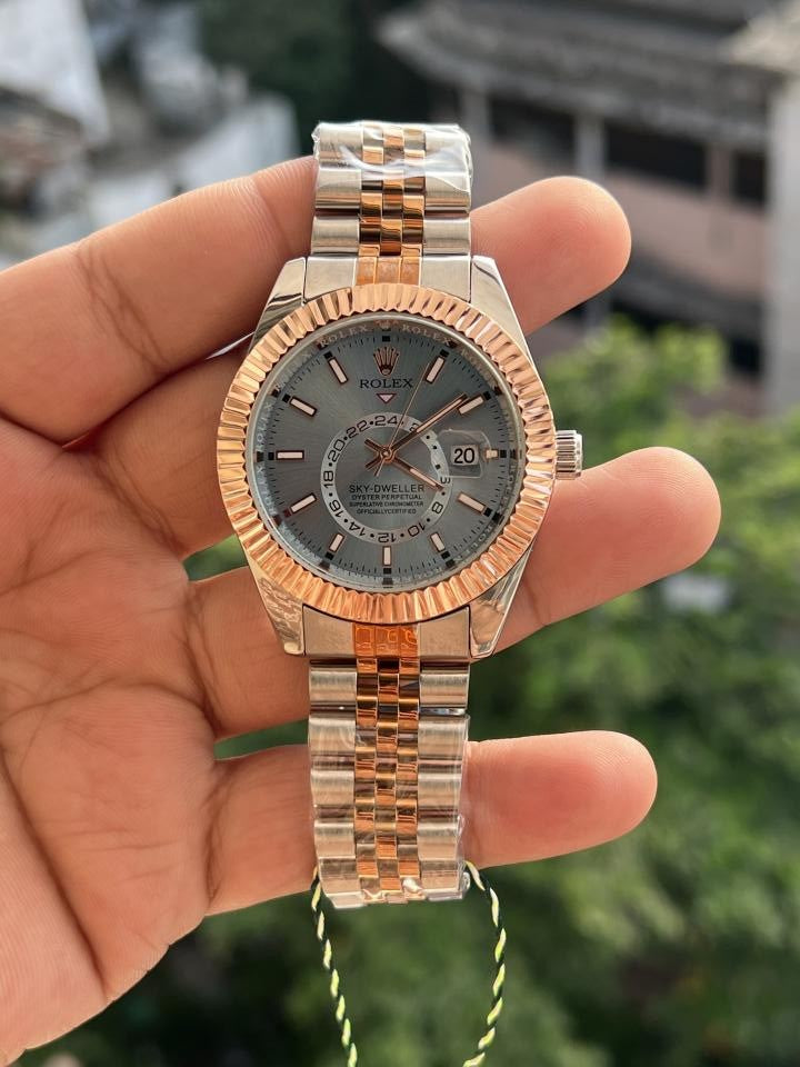 ROLEEX SKY DWELLER SWIFT MOVEMENT COPPER BLUE DIAL