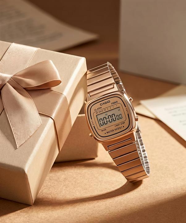 Casio Womens Vintage LA670 Copper