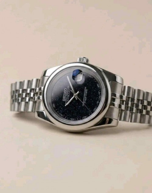 SEIKO BRUST GALAXY BLACK WATCH