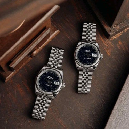SEIKO BRUST GALAXY BLACK WATCH